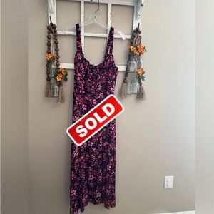 Free People (ASTR the Label)- floral print sleeveless maxi dress- Size L